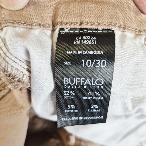 Lot Of 2 Buffalo David Bitton Hanna Skinny Stretchy Jeans Womens 10/30 Brown - Picture 13 of 15